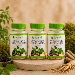 ASHWAGANDHA + SHILAJIT + GINZENG - 3 darabos csomag