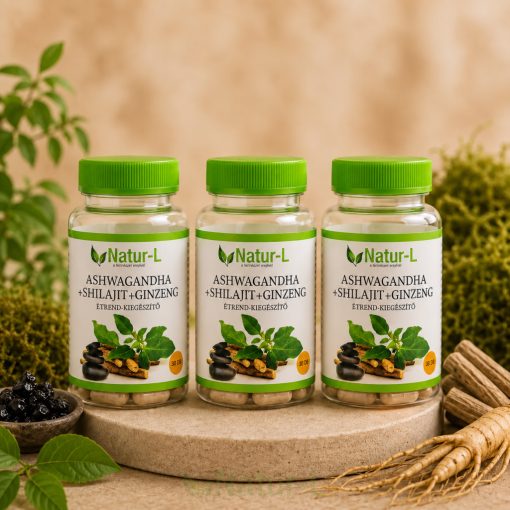 ASHWAGANDHA + SHILAJIT + GINZENG - 3 darabos csomag