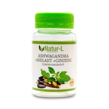 ASHWAGANDHA + SHILAJIT + GINZENG - Nyugalom, fókusz, életerő