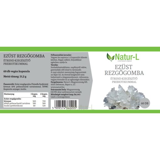EZÜST REZGŐGOMBA - A fiatalság őrzője