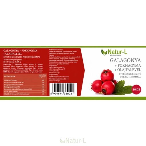 GALAGONYA + FOKHAGYMA + OLAJFALEVÉL - 3 havi kúra