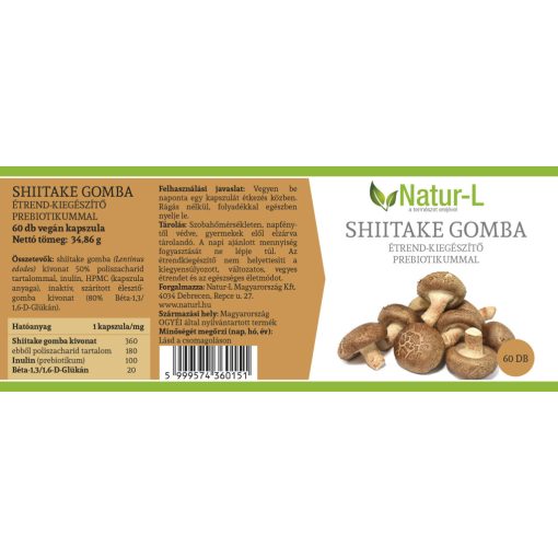 SHIITAKE GOMBA 3 darabos csomag